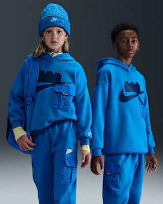 Nike x LEGO® Collection Big Kids' Oversized Pullover Hoodie. Nike.com